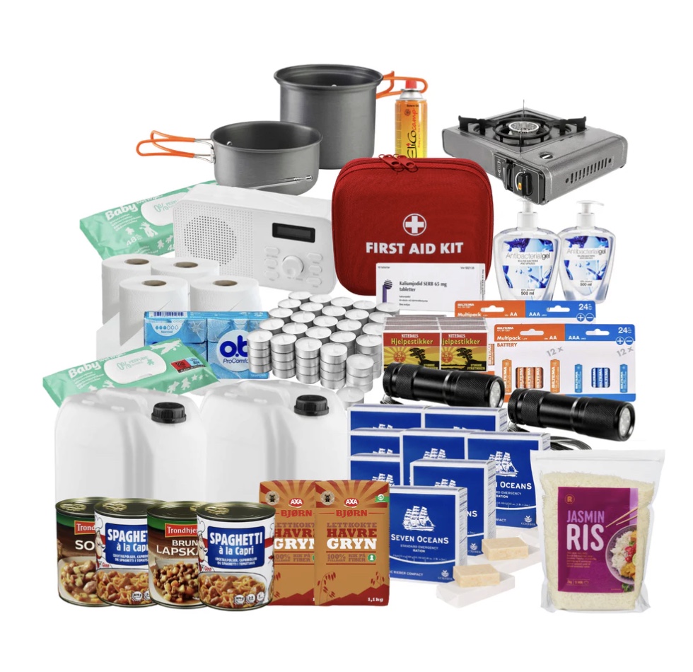 7 dage - Komplet beredskab - 2 voksne - Image 2